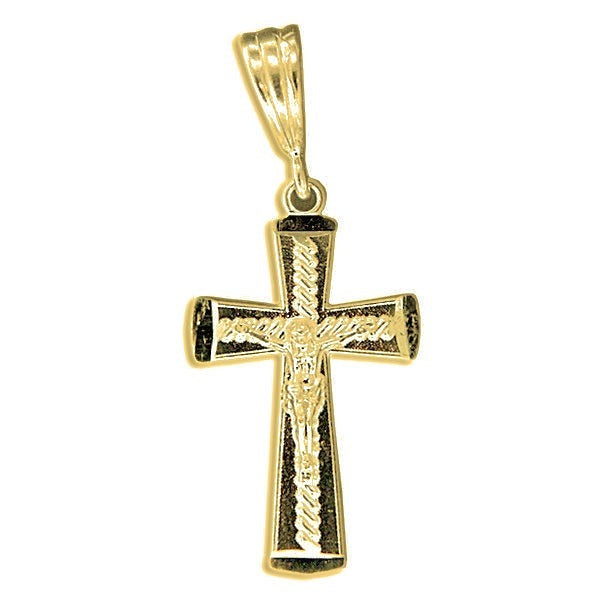 Crucifix Pendant - Gold