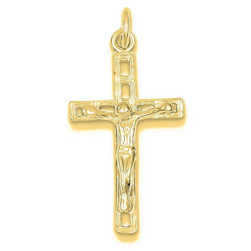 Crucifix Pendant - Gold