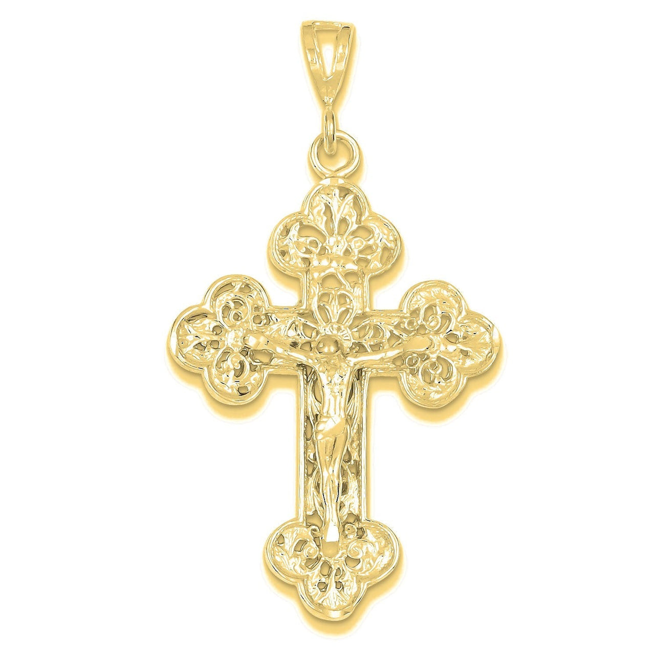 Crucifix Pendant - Gold