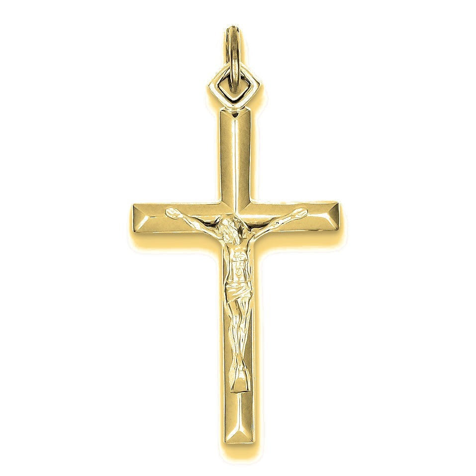 Crucifix Pendant - Gold