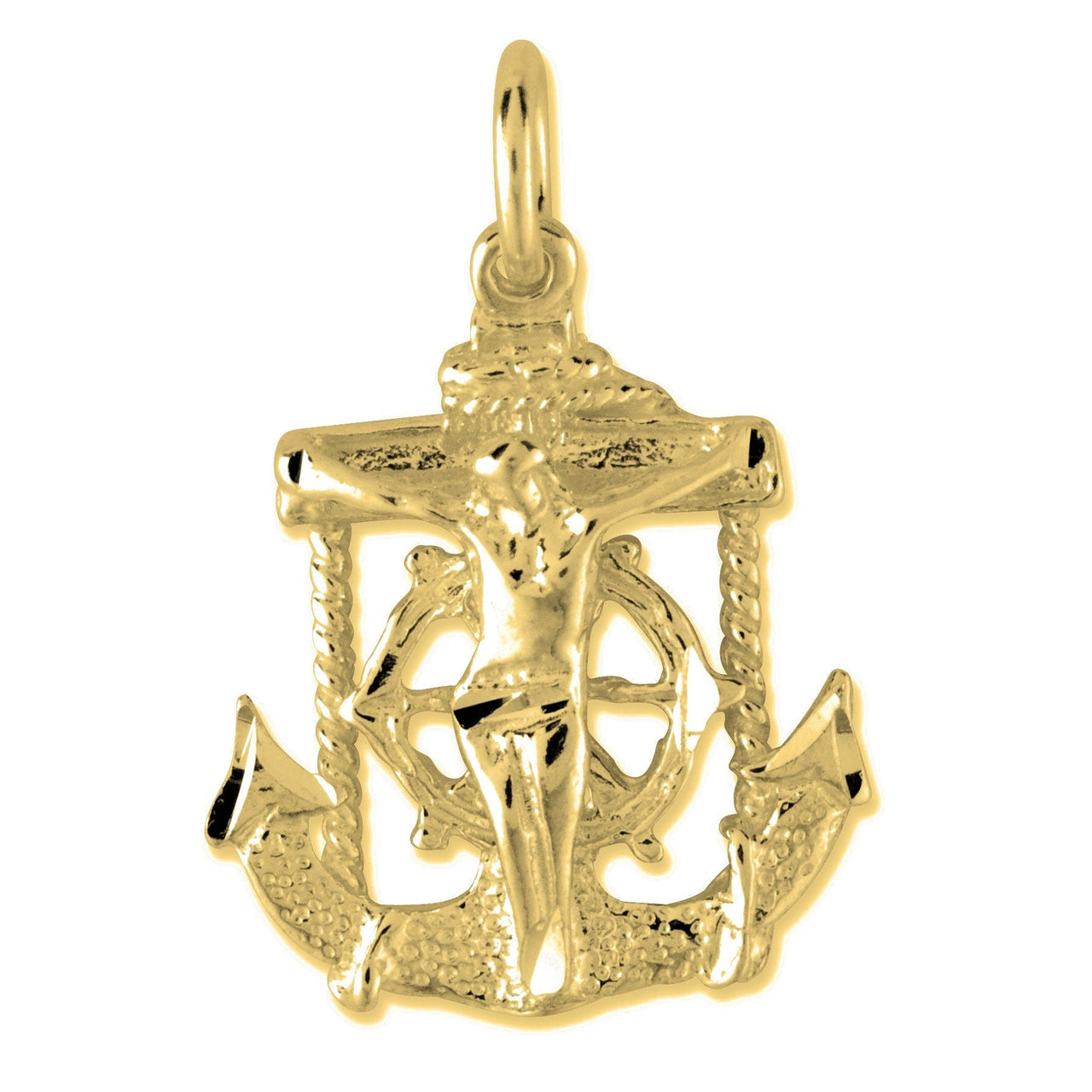 Mariner Cross Pendant - Gold