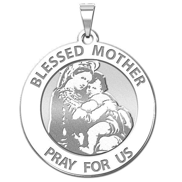 "Blessed Mother" Virgin Mary Medal
