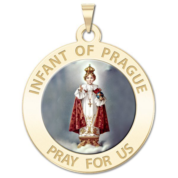 Infant of Prague Medal "Color"