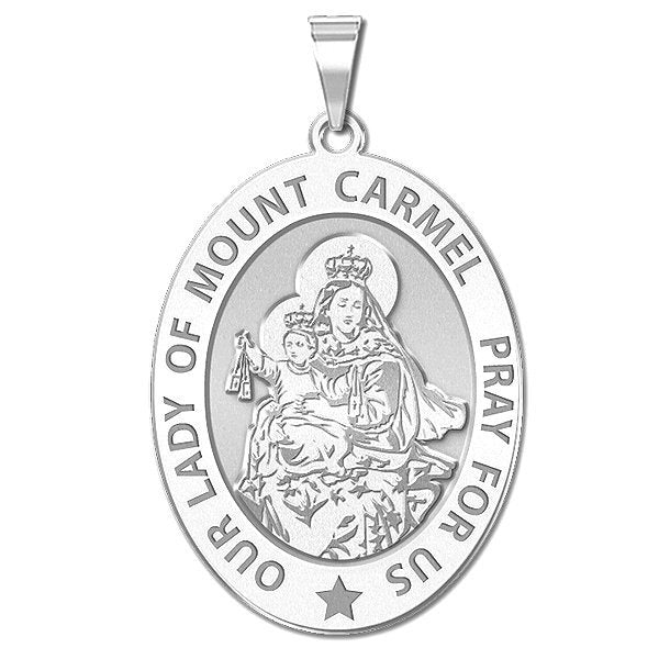 Our Lady of Mount Carmel Medal OVAL