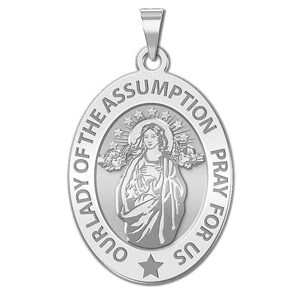 Our Lady of the Assumption Medal OVAL