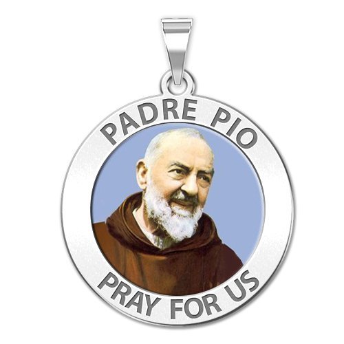 Padre Pio Medal "Color"