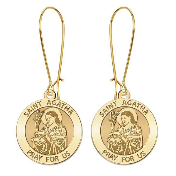Saint Agatha Earrings