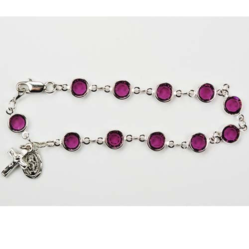 7 1/2" DARK AMETHY BRACELET