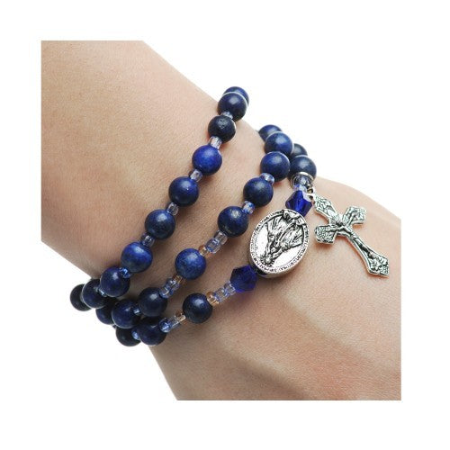 BLUE LAPIS AGATE TWISTABLE BRACELET