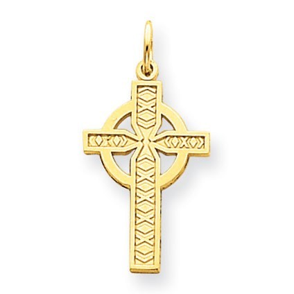14k Celtic Cross Pendant