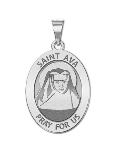 Saint Ava Medal - Oval