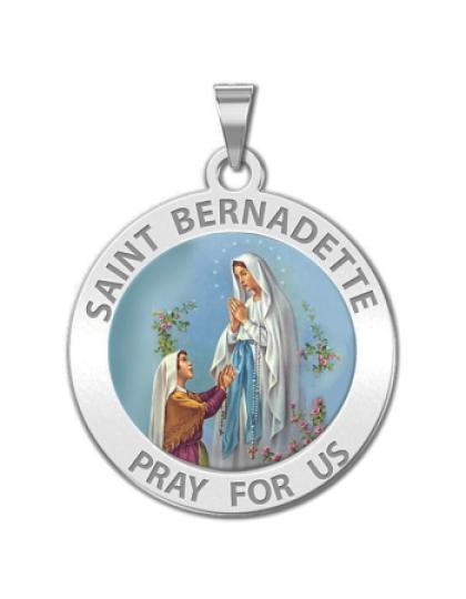 Saint Bernadette Medal "Color"