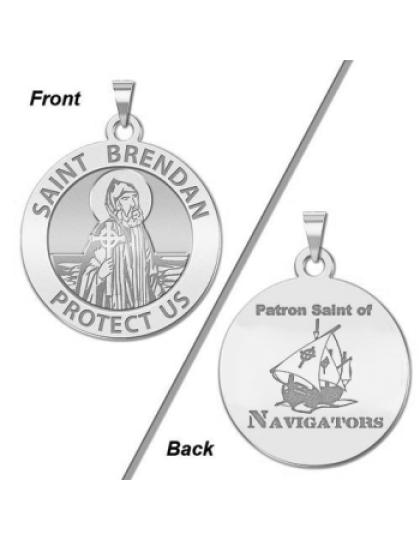 Saint Brendan Double Sided Navigator Medal