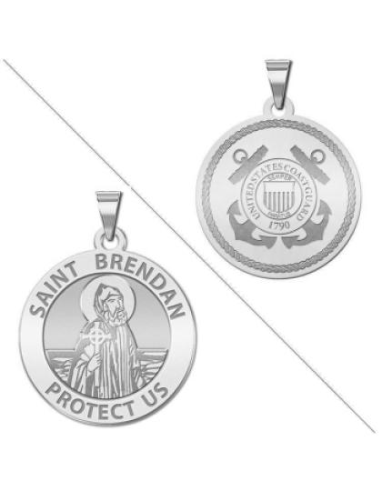 Saint Brendan Doubledside COAST GUARD Medal