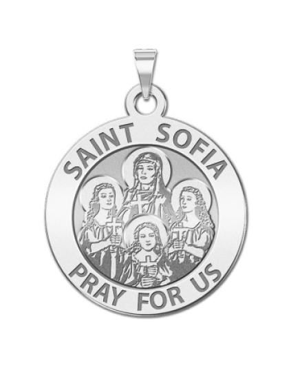 Saint Sofia w/(Hope Faith and Charity) Medal