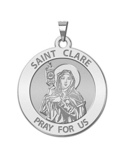 Saint Clare of Assisi Medal