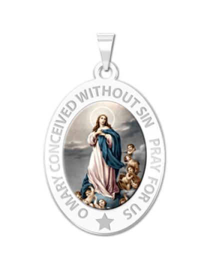 Immaculate Conception Medal "Color"