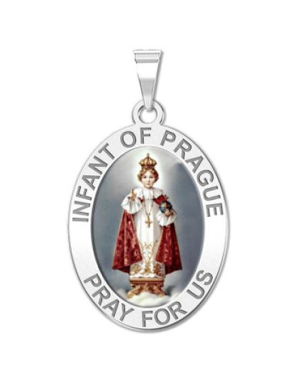 Infant of Prague Medal "Color"