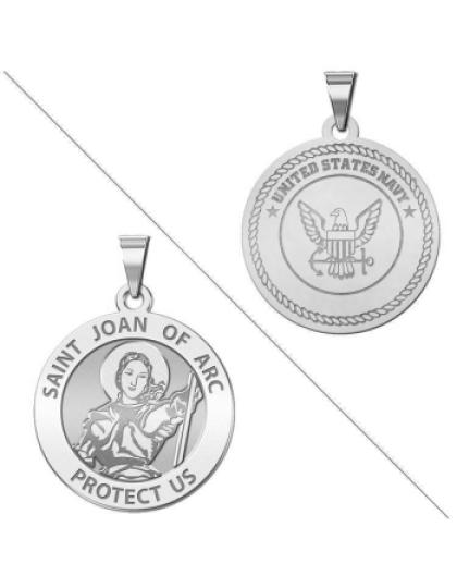 Saint Joan of Arc Doubledside NAVY Medal
