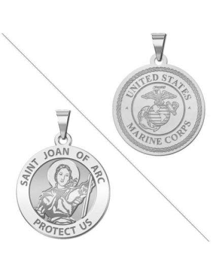 Saint Joan of Arc Doubledside MARINES Medal