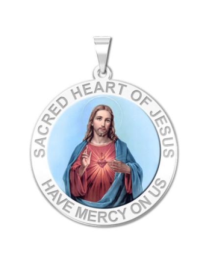 Sacred Heart of Jesus Medal "Color"