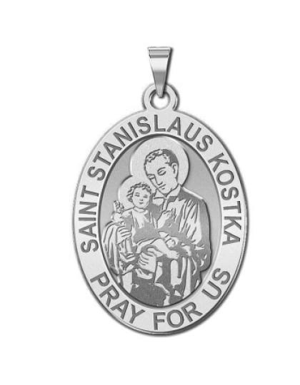Saint Stanislaus Kostka - Oval Medal
