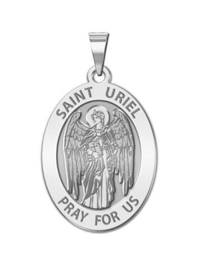 Saint Uriel - Oval Medal