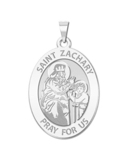 Saint Zachary Medal - Oval