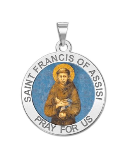 Saint Francis of Assisi Medal "Color"