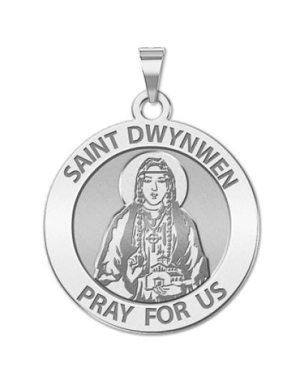 Saint Dwynwen Round Medal