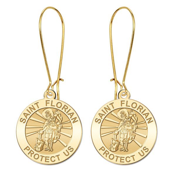 Saint Florian Earrings