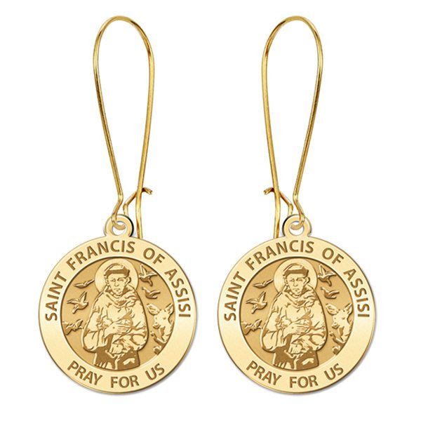 Saint Francis of Assisi Earrings