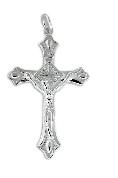 Sterling Silver Crucifix Cross Pendant