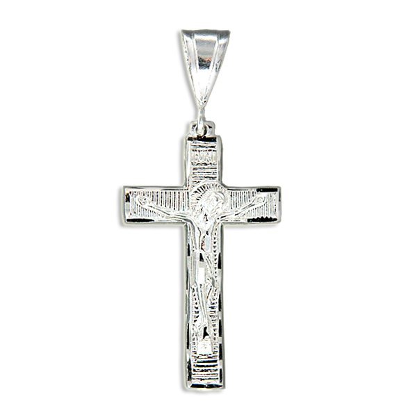 Sterling Silver Crucifix Cross Pendant