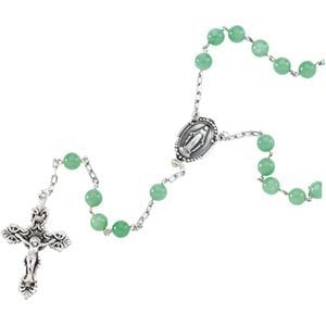 GREEN JADE ROSARY
