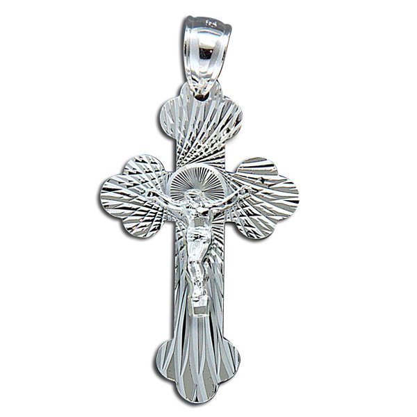 Sterling Silver Crucifix Cross Pendant