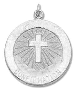 Sterling Silver Confirmation Medal