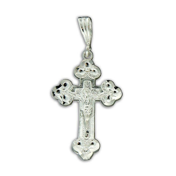 Sterling Silver Crucifix Cross Pendant