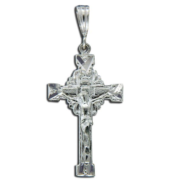 Sterling Silver Crucifix Cross Pendant