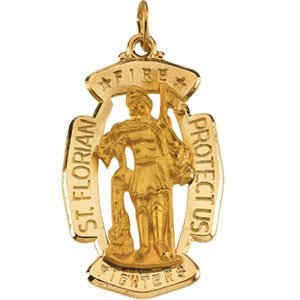 Saint Florian Religious Medal