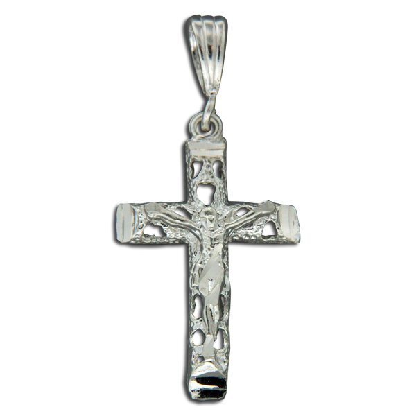 Sterling Silver Crucifix Cross Pendant