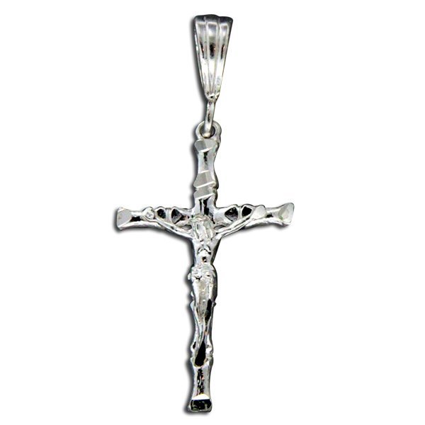 Sterling Silver Crucifix Cross Pendant