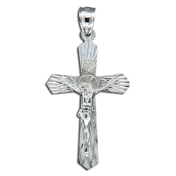 Sterling Silver Crucifix Cross Pendant