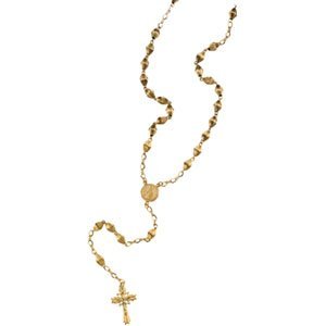 OVAL FLUTED ROSARY