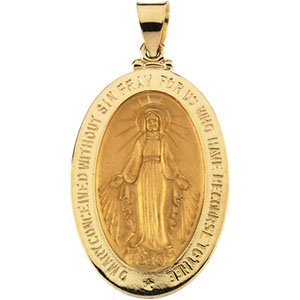 Miraculous Medal Pendant Charm