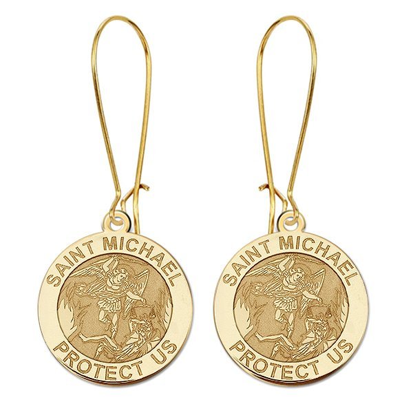 Saint Michael Earrings