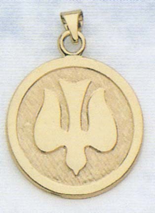 14K Gold Confirmation Medal