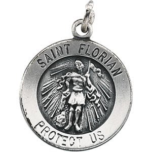 Saint Florian Religious Medal