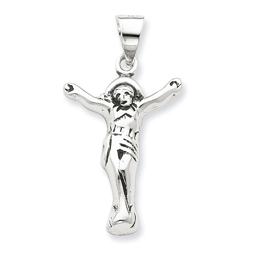 Sterling Silver Antiqued Corpus (Crucified Christ) Pendant