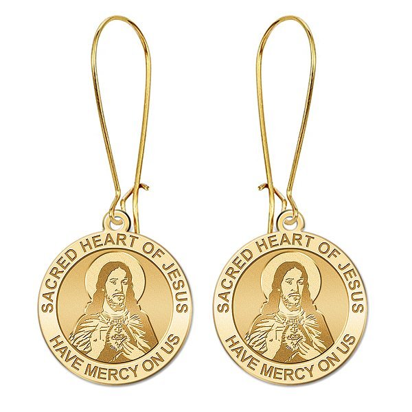 Sacred Heart of Jesus Earrings